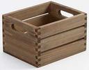 American Metalcraft Vintage Wood Caddy, 7 1/2 inch Length