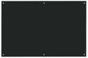 Aarco Pure Black Glass Markerboard, 48 x 72 inch