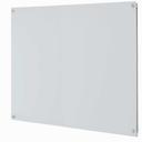 Aarco Pure White Glass Markerboard, 48 x 48 inch