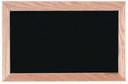 Aarco General Purpose Commercial Series Melamine Black Neon Markerboard with Solid Red Oak Frame, 12 x 18 inch