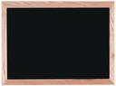 Aarco General Purpose Commercial Series Melamine Black Neon Markerboard with Solid Red Oak Frame, 18 x 24 inch