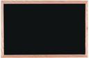 Aarco General Purpose Commercial Series Melamine Black Neon Markerboard with Solid Red Oak Frame, 24 x 36 inch
