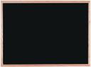 Aarco General Purpose Commercial Series Melamine Black Neon Markerboard with Solid Red Oak Frame, 36 x 48 inch
