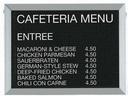 Aarco Aluminum Framed Letter Board Open Face Message Center, 18 x 24 inch
