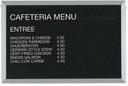 Aarco Aluminum Framed Letter Board Open Face Message Center, 24 x 36 inch