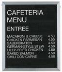 Aarco Aluminum Framed Letter Board Open Face Message Center, 30 x 24 inch