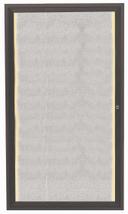 Aarco Indoor/Outdoor Enclosed Aluminum Framed Bronze Anodized Bulletin Board with LED Lighting, 36 x 24 inch