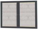 Aarco Indoor/Outdoor Enclosed Aluminum Framed Bronze Anodized Bulletin Board with LED Lighting, 36 x 48 inch