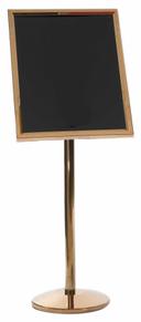 Aarco Small Brass Finish Menu and Poster Holder, 20 x 24 inch