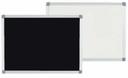 Aarco Black Two Sided Write On Markerboard, 36 x 48 inch