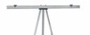 Aarco Spring Loaded T-Clamp Flipchart Holder