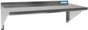 BK Resources 18/430 Stainless Steel Economy Wall Shelf, 60 inch Width x 16 inch Depth
