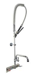 BK Resources Evolution Series 8 inch on Center Splash Mount Pre-Rinse Unit with Add on Faucet