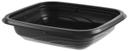Anchor Packaging MicroRaves Polypropylene Black Wave Rectangular Container, 12 Ounce Capacity -- 756 per case