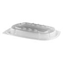 Anchor Packaging Crisp Food Technologies Microwavable Clear Anti-Fog Polypropylene Lid for 24 Ounce Food Container -- 252 per case