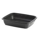 Mega Meal Black Polypropylene Tray, 100 Ounce Capacity -- 100 per case