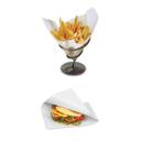 Bagcraft Frease Resistant Pinch Bottom Plain White Sandwich Bag, 7 x 6.75 inch -- 2000 per case