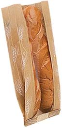 Bagcraft Dubl Wax Natural Kraft Waxed Window Bag with Seal Strip Wheat, 6.5 x 2 x 17.75 inch -- 1000 per case