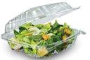 Dart Container ClearSeal Oriented Polystyrene Clear Hinged Lid 1-Compartment Container, 6 x 5.75 x 3 inch -- 500 per case