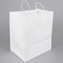 Duro White Virgin Paper Super Royal Shopping Bag, 14 x 10 x 15.75 - 200 per bundle