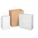 Duro Hilex Virgin Paper White Regal Shopper Bag, 12 x 9 x 15.75 inch -- 200 per case