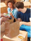 Duro Hilex Poly Dubl Life Bistro Kraft Shopping Bag, 10 x 6.75 x 12 inch -- 250 per case