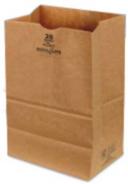 Duro Hilex Poly Husky Dubl Life 100 Percent Recycled Kraft Self Opening Style Bag, 20 Pound SH -- 400 per case