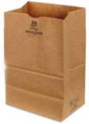 Duro Hilex Number 12 Heavy Duty Kraft Paper Husky SOS Grocery Bag, 7.06 x 4.5 x 13.75 inch -- 400 per case