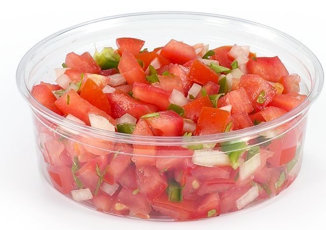 Fabri-Kal Recycleware Clear APET Round Deli Container, 8 Ounce Capacity -- 500 per case.