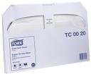 Tork Universal White 1/2 Fold Toilet Seat Cover, 14.5 x 9.5 inch -- 5000 per case.