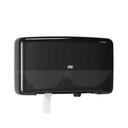 Essity Tork Elevation Design Black Twin Mini Jumbo Bath Tissue Roll Dispenser
