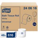 Tork T34 White 2 Ply Toilet Paper Roll, 3.75 x 5 inch Dia -- 48 per case