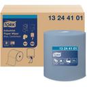 Tork W1/W2 Blue Paper 4 Ply Industrial Wiper, 375 sheets per roll -- 2 rolls per case
