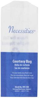 Hospeco White Paper Sanitary Napkin Disposal Bag -- 500 per case