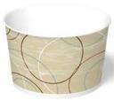 Graphic Packaging Double Poly-Coated Champagne Paper Food Container, 8 Ounce Capacity -- 1000 per case.