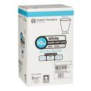 Graphic Packaging Carte Blanc White Single Poly Paper Hot Cup, 10 Ounce Capacity -- 1000 per case