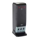 Dixie Ultra SmartStock Black Polyethylene Tri-Tower Cutlery Dispenser, 31 x 13.2 x 16.1 inch
