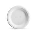 Chinet Classic Veneer White Molded Fiber Round Plate, 6.75 inch -- 1000 per case.