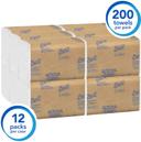 Kimberly Clark Scott Essential Transportation Low Wet Strength C Fold Towel -- 2400 per case