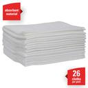 WypAll White Cellulose Fold Wiper, 10 x 12.5 inch -- 832 per case