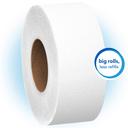 Scott White 2 Ply Cotton Jumbo Toilet Tissue Roll, 750 Feet -- 12 rolls per case