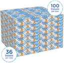 Kleenex 2-Ply White Paper Facial Tissue, 8.875 x 4.75 x 2 inch -- 3600 per case