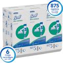 Scott 1 Ply White Mega Cartridge Napkin, 8.4 x 6.5 x 15.062 inch -- 5250 per case