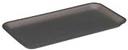 Pactiv Polystyrene Foam 10S Black Supermarket Tray, 10.75 x 5.7 x 0.65 inch -- 500 per case