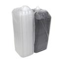 Pactiv Black Small Rectangular Polypropylene Four Count Fried Chicken Container, 9.5 x 8 x 3 inch -- 100 per case