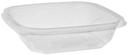 Pactiv RPET Clear Square Recycled Bowl, 24 Ounce Capacity -- 300 per case