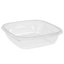Pactiv Clear RPET Square Salad Container, 48 Ounce Capacity -- 150 per case