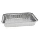 Pactiv Oblong Aluminum Foil Takeout Container, 8 x 6 x 1 inch -- 400 per case.