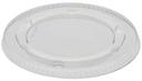 Pactiv Plastic Clear Fat Resistant Flat Lid for 3-4 Ounce Portion Cup, 3 inch Dia -- 2400 per case