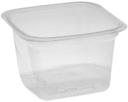 Pactiv RPET Clear Square Deli Container, 16 Ounce Capacity -- 480 per case
